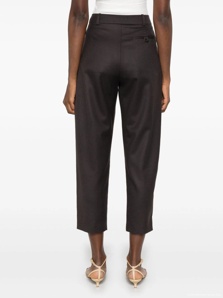 Cheap Women wool pleated McCartney trousers Stella 0823